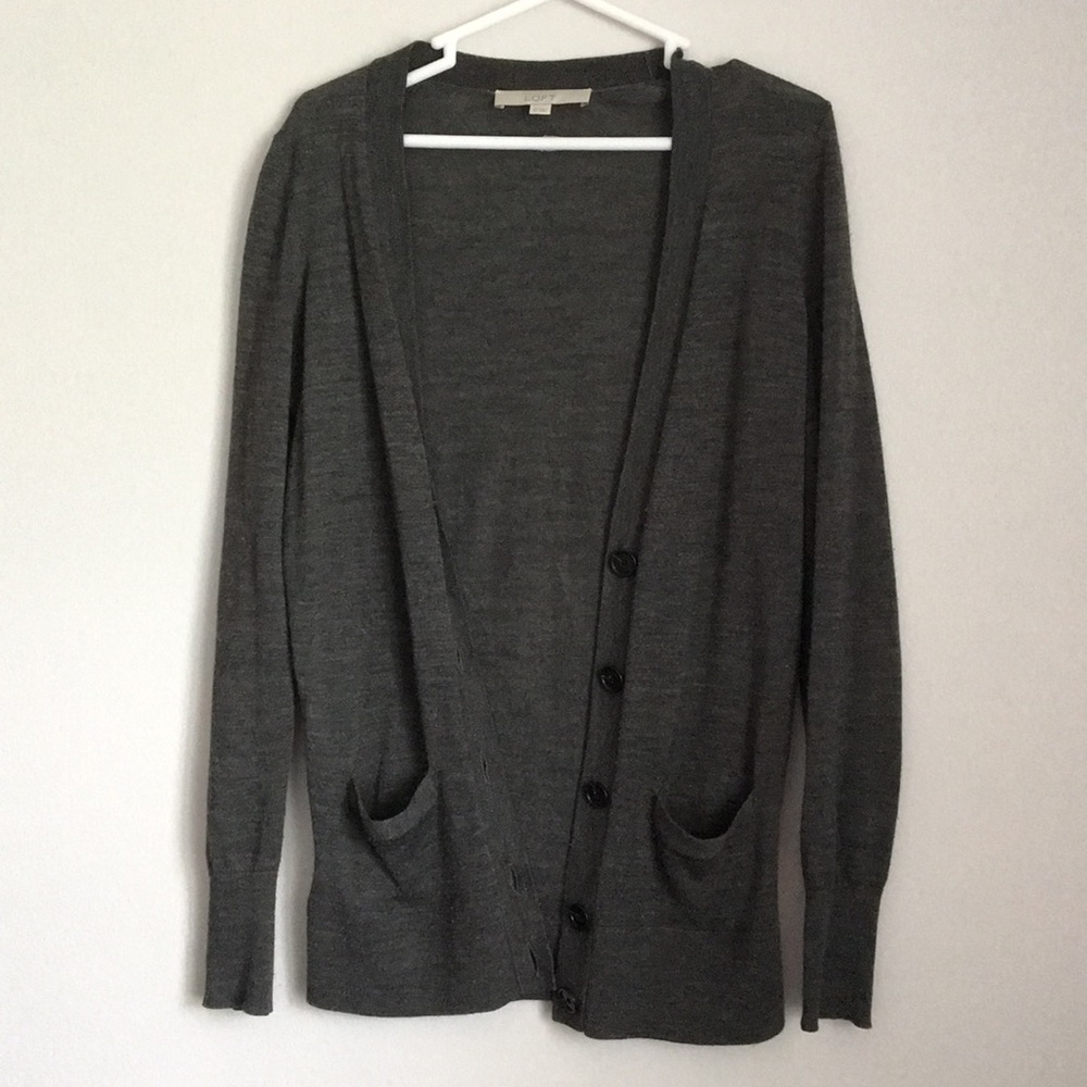 Gray Loft Cardigan